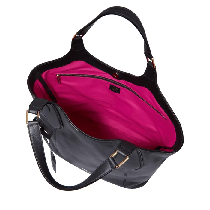 M EW Soft Shopper Black Women Lancel Shoulder Bags M EW Soft Shopper Black Women Lancel Shoulder Bags