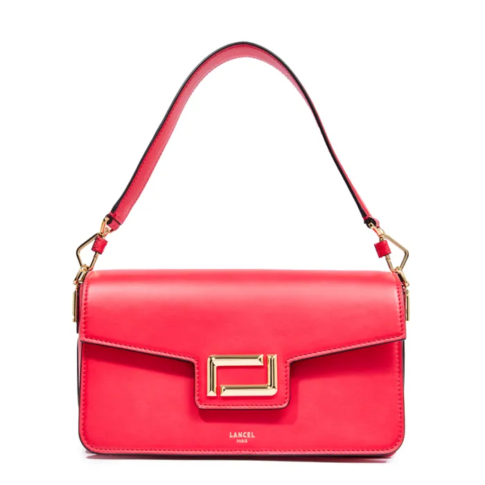M Flap Bag Kiss Red Women Lancel Hand Bags