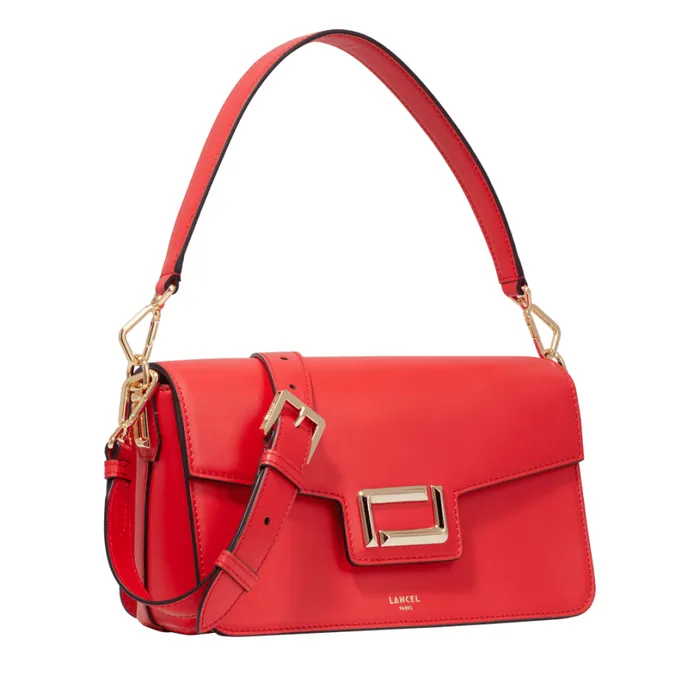 M Flap Bag Kiss Red Women Lancel Hand Bags M Flap Bag Kiss Red Women Lancel Hand Bags