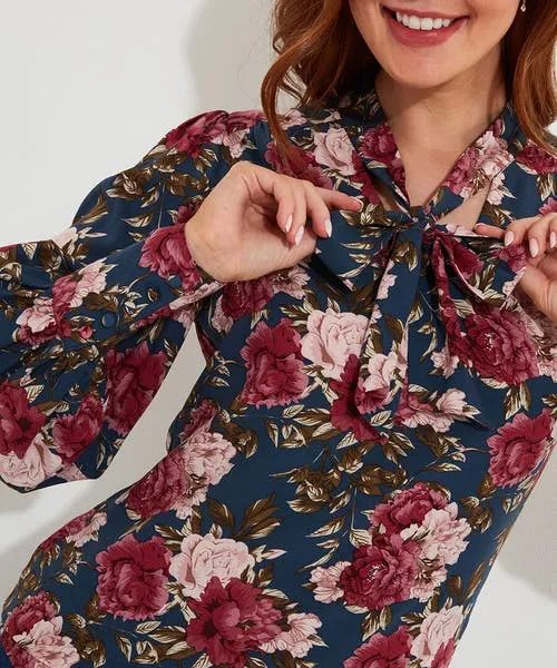 Make A Statement Printed Blouse Blue Apparel Tops Tunics and Blouses Joebrowns Make A Statement Printed Blouse Blue Apparel Tops Tunics and Blouses Joebrowns