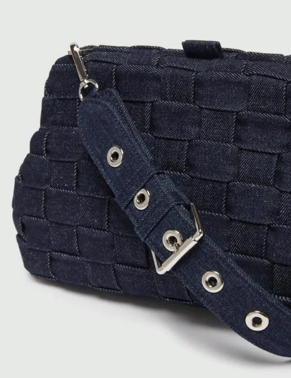 Marella Bags Women Denim Clutch Navy