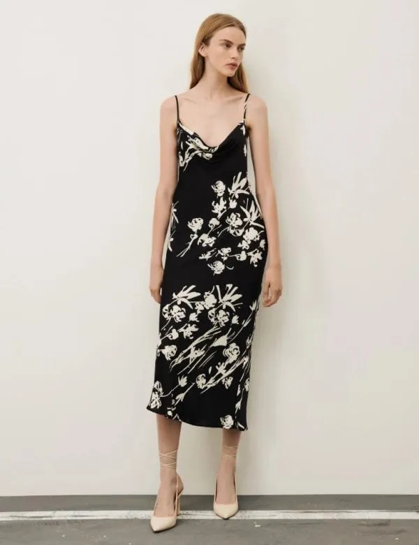 Marella Dresses Women Camisole Dress Black