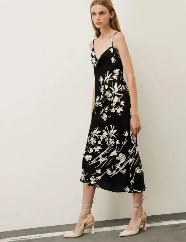 Marella Dresses Women Camisole Dress Black