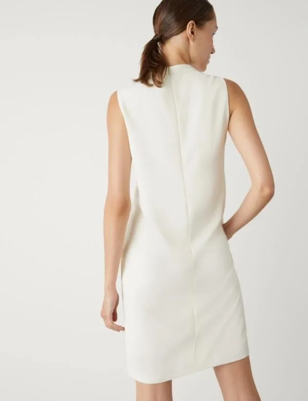 Marella Dresses Women Flared Dress Wool White