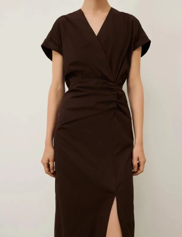 Marella Dresses Women Midi Dress Chocolate