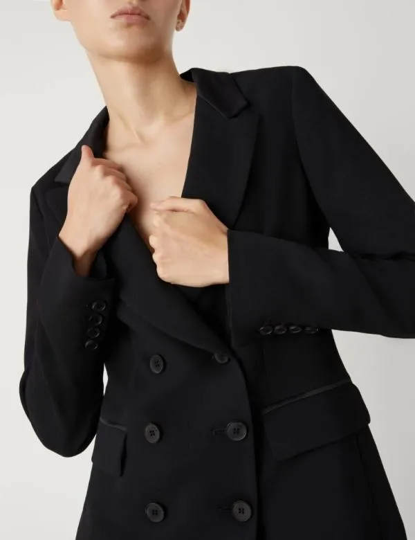 Marella Jackets Women Doublebreasted Blazer Black