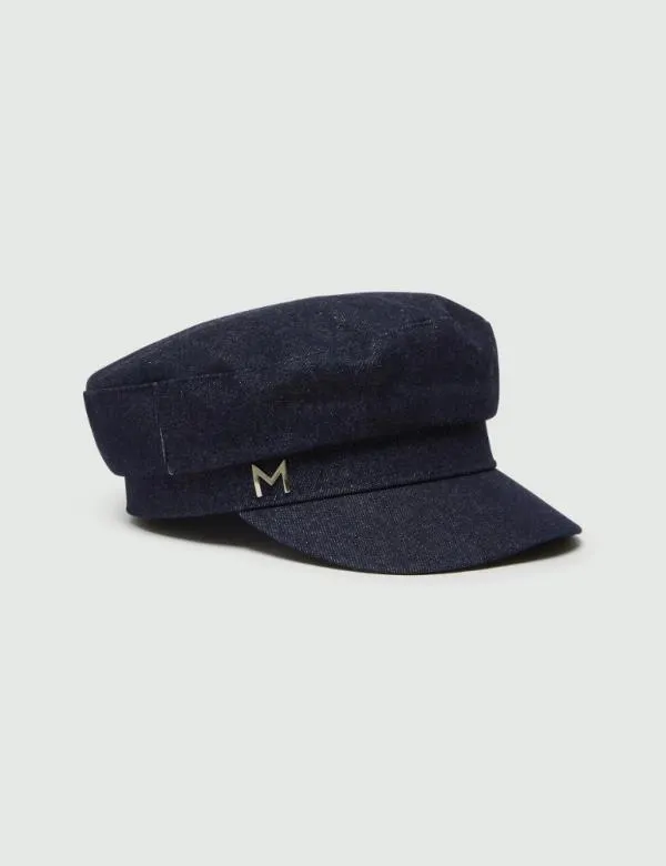 Marella Other Accessories Women Denim Cap Navy