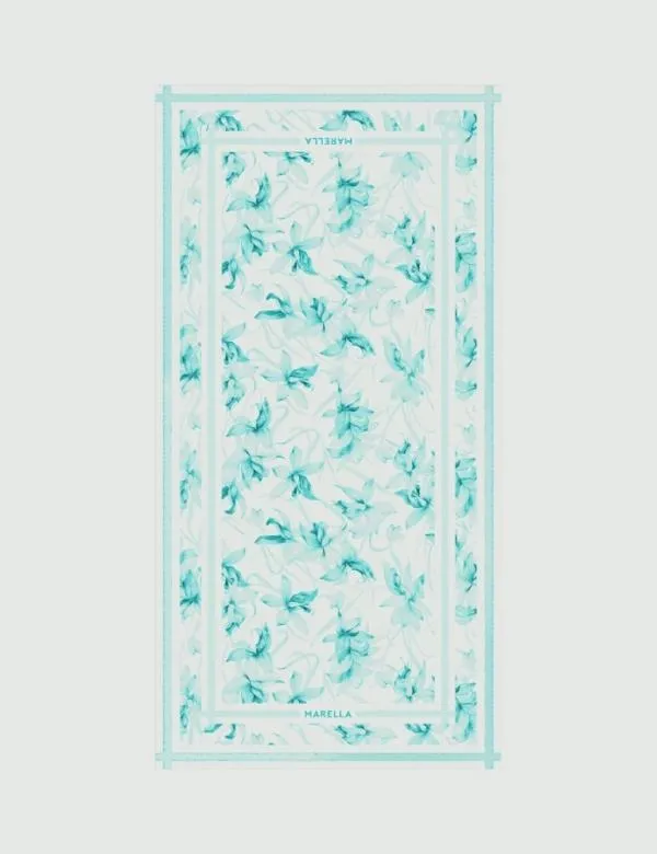 Marella Scarves And Foulard Women Patterned Stole Emerald