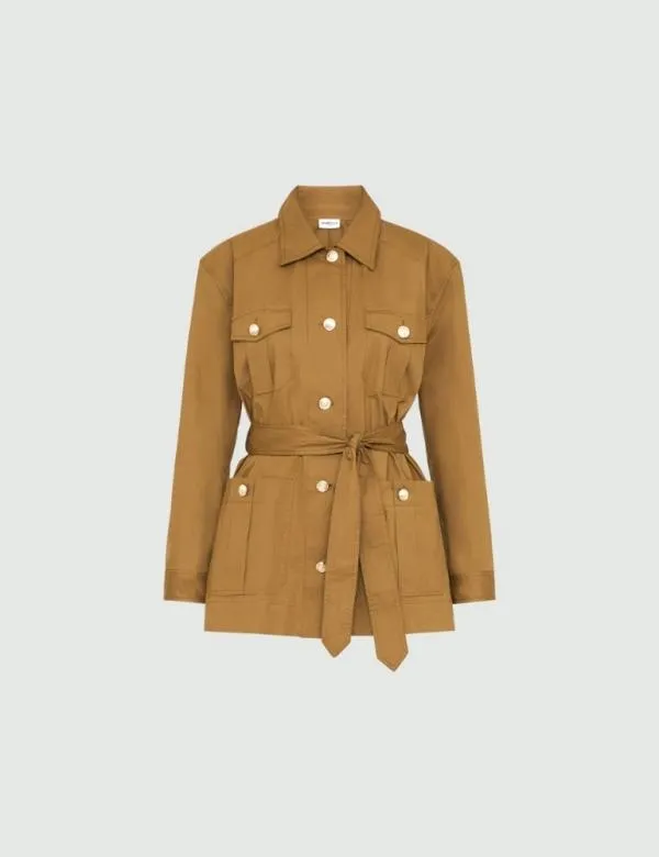 Marella Shirts Women Saharan Shacket Olive