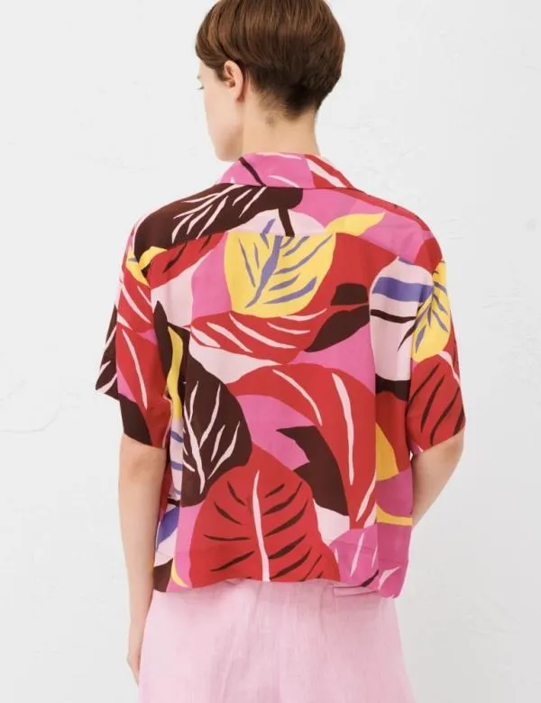 Marella Shirts Women Silk Shirt Fuchsia
