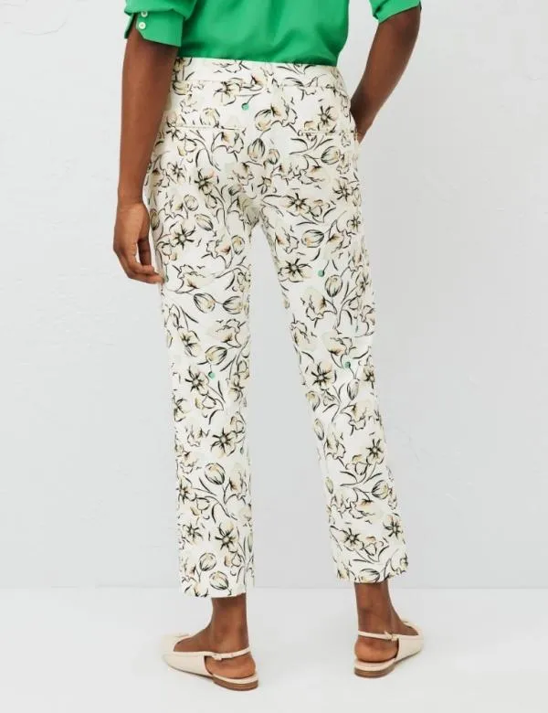 Marella Trousers Women Patterned Trousers Green