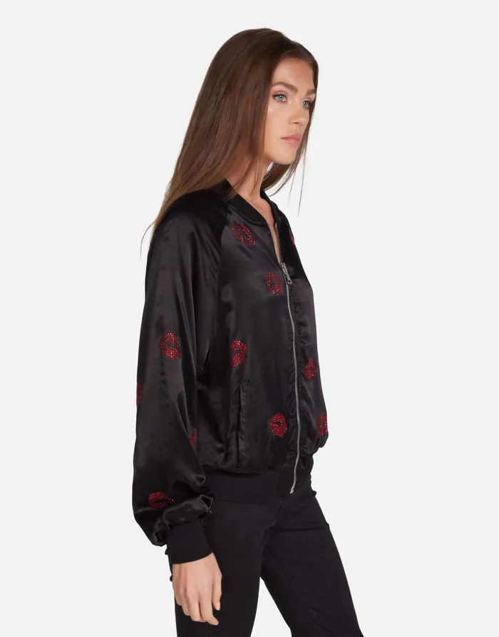 McKay Crystal Kisses Black Women039s Lauren Moshi Jackets