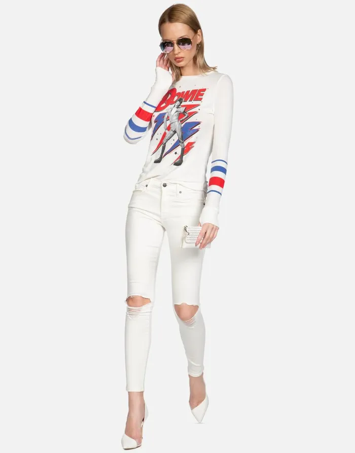 McKinley Bowie Stardust Milk Women039s Lauren Moshi Long Sleeve