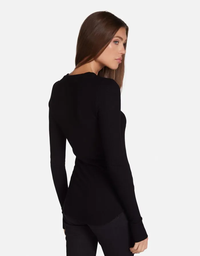 McKinley Diamond Royal Skull Black Women039s Lauren Moshi Long Sleeve