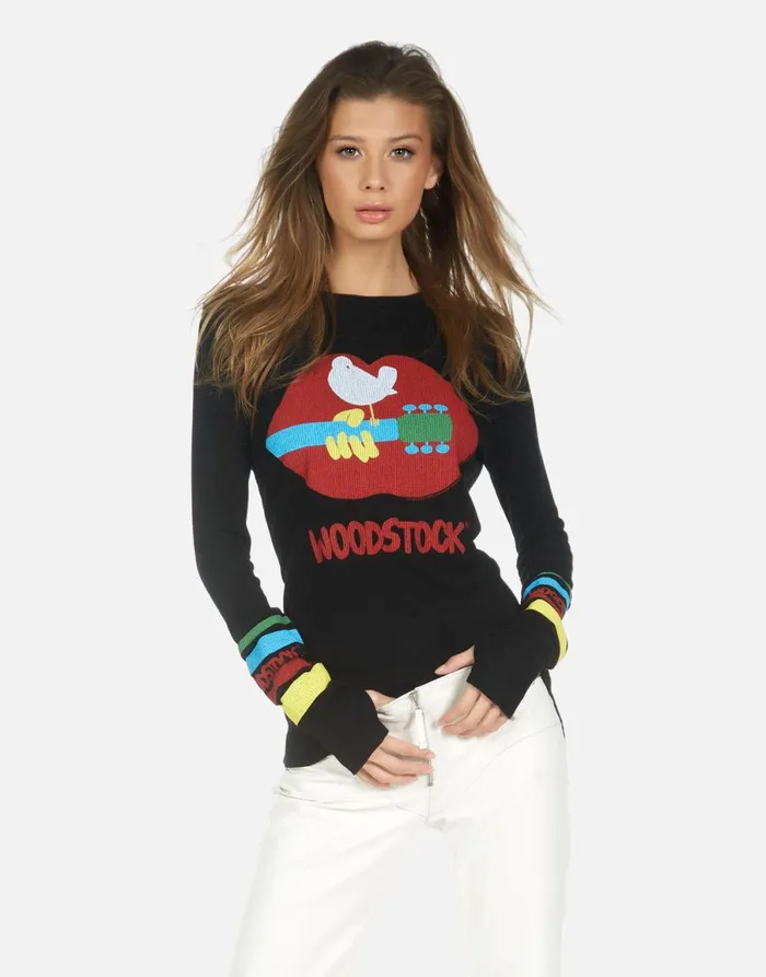 McKinley Woodstock Lip Black Women039s Lauren Moshi Long Sleeve
