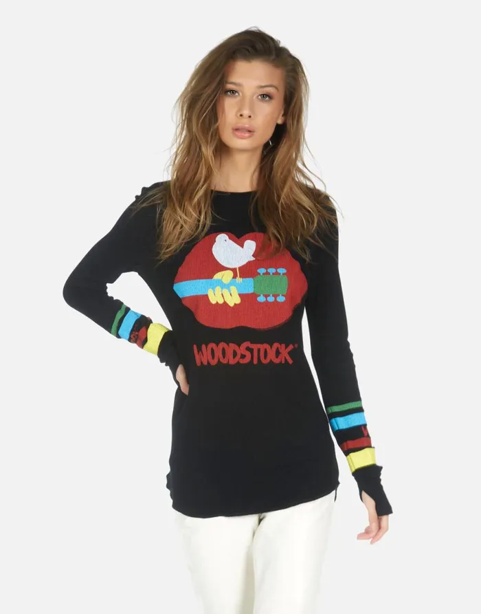 McKinley Woodstock Lip Black Women039s Lauren Moshi Long Sleeve
