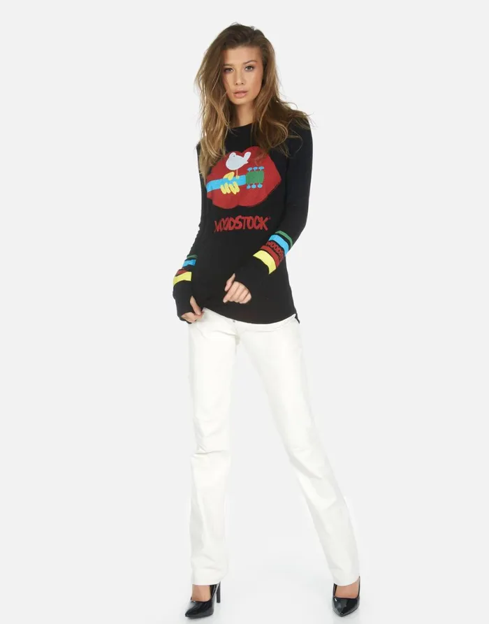 McKinley Woodstock Lip Black Women039s Lauren Moshi Long Sleeve