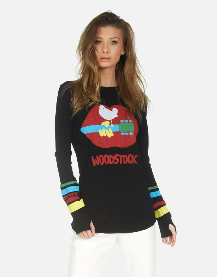 McKinley Woodstock Lip Black Women039s Lauren Moshi Long Sleeve
