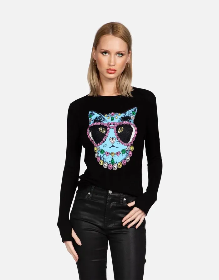 McKinley X Diamond Cat Black Women039s Lauren Moshi Long Sleeve
