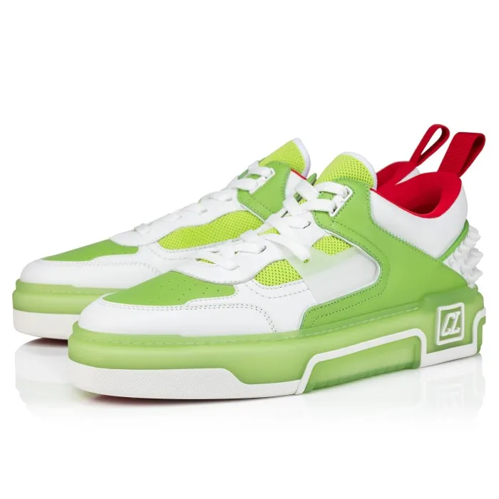 Men Astroloubi Sneakers 8211 Calf Leather And Nappa Leather 8211 Absinthe Christian Louboutin Sneakers