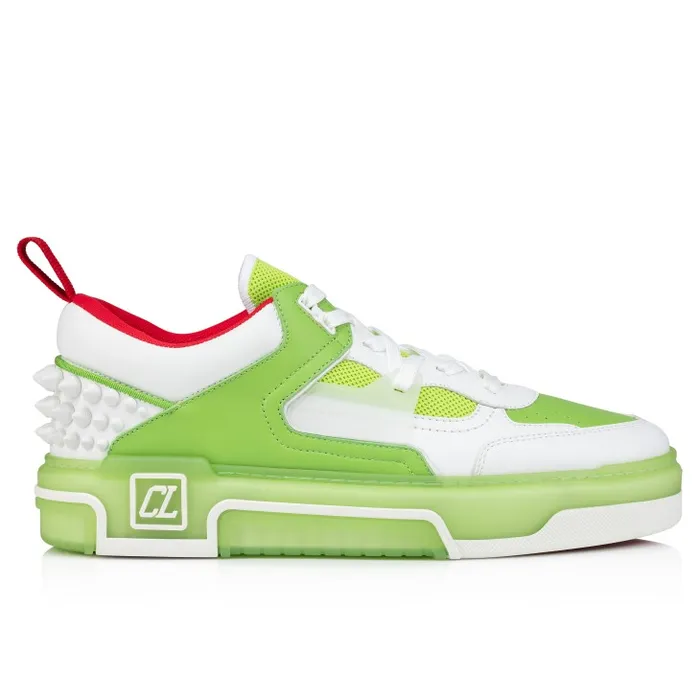 Men Astroloubi Sneakers 8211 Calf Leather And Nappa Leather 8211 Absinthe Christian Louboutin Sneakers