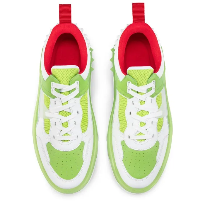 Men Astroloubi Sneakers 8211 Calf Leather And Nappa Leather 8211 Absinthe Christian Louboutin Sneakers