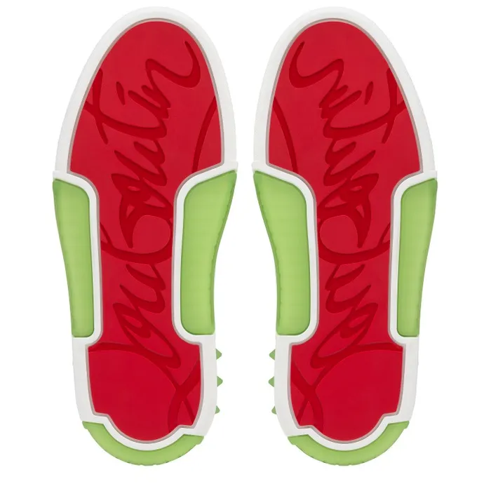 Men Astroloubi Sneakers 8211 Calf Leather And Nappa Leather 8211 Absinthe Christian Louboutin Sneakers
