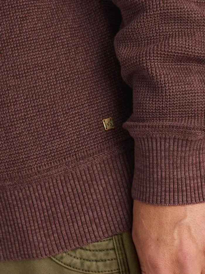 Men Attadale Crew Neck Jumper Dark Pink White Stuff Knitwear Men Attadale Crew Neck Jumper Dark Pink White Stuff Knitwear