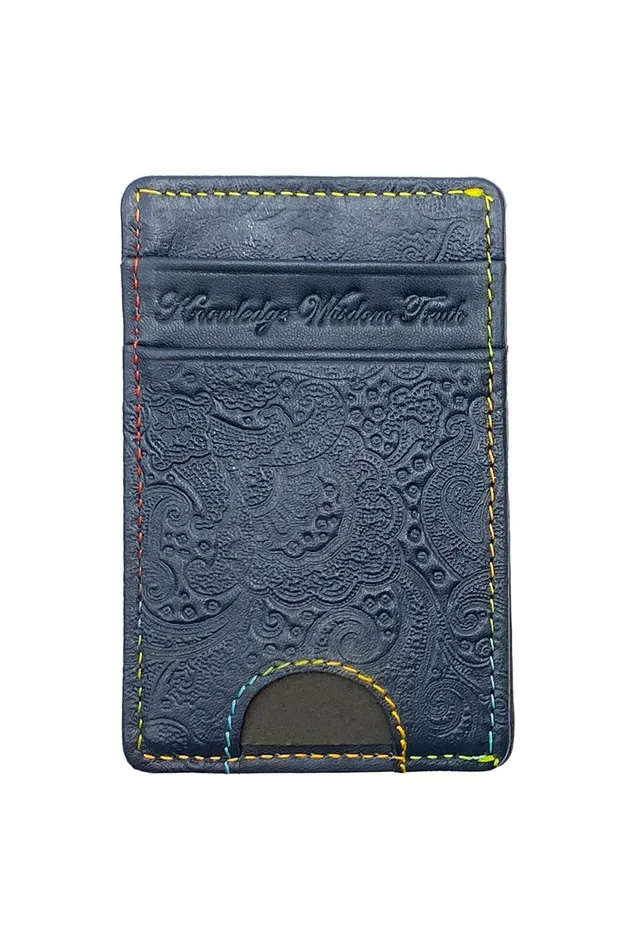 Men Bags and Wallets Robert Graham PACEY CARD CASE Navy