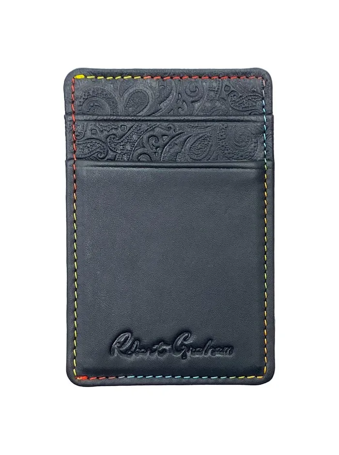 Men Bags and Wallets Robert Graham PACEY CARD CASE Navy