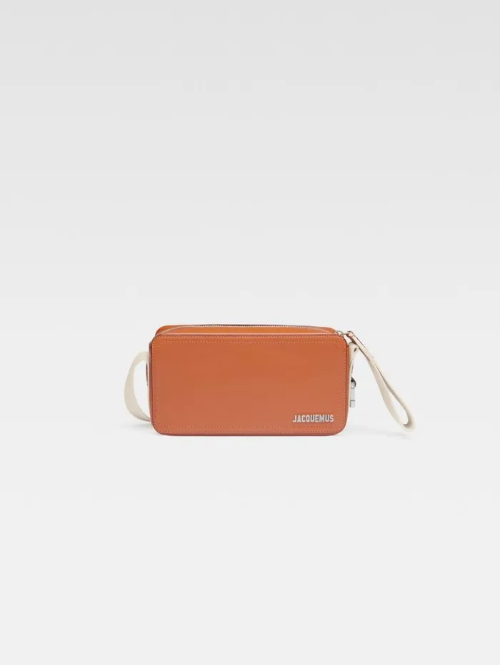 Men Bags JACQUEMUS The Horizontal Cuerda Light Brown