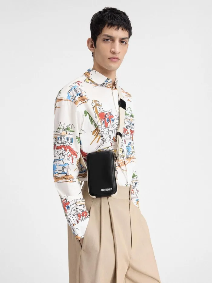 Men Bags JACQUEMUS The Vertical Cuerda Black