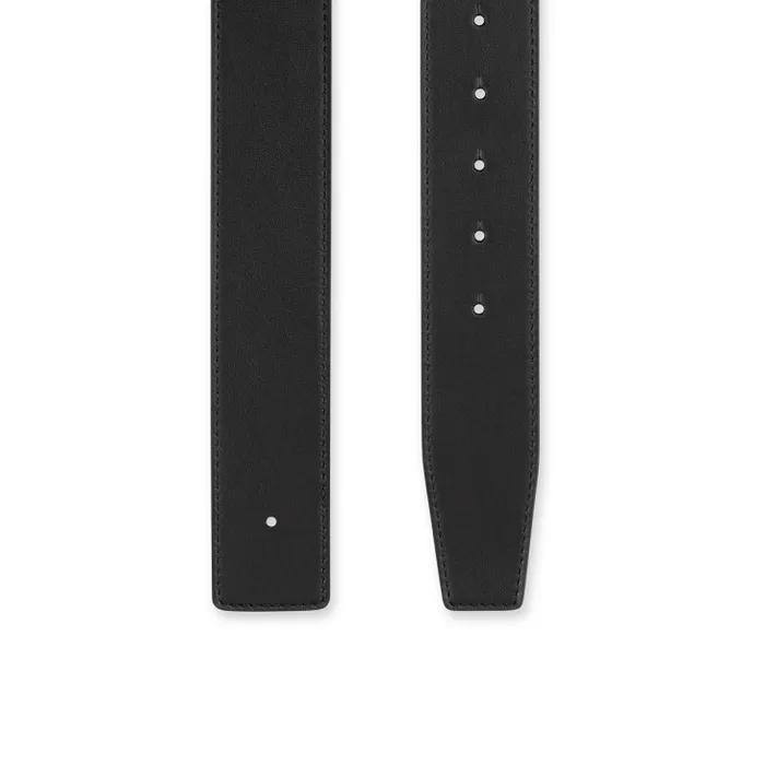 Men Belt Strap Belt Strap 8211 Calf Leather 8211 Black Christian Louboutin Belts