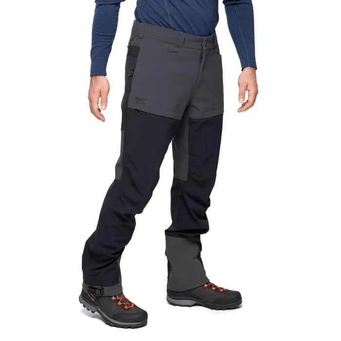 Men Bergans Of Norway Hiking Pants Bekkely Hybrid Pants Black