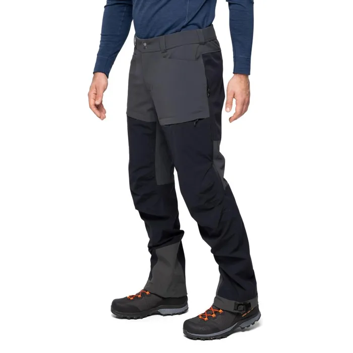 Men Bergans Of Norway Hiking Pants Bekkely Hybrid Pants Black