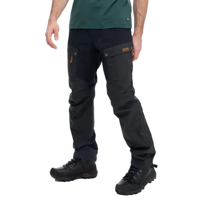 Men Bergans Of Norway Hiking Pants Nordmarka Favor Outdoor Pants Dark Shadow Grey