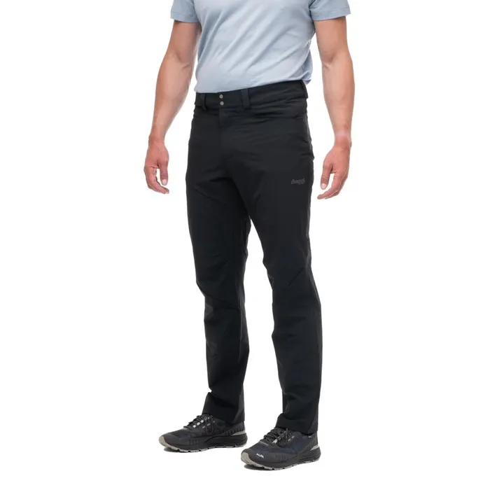 Men Bergans Of Norway Hiking Pants Vandre Light Softshell Pants Black