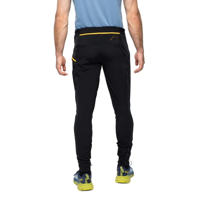 Men Bergans Of Norway Hiking Pants Y Lightline Fast Winter Tights Black
