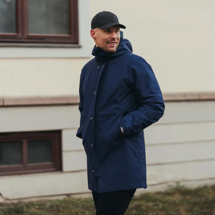 Men Bergans Of Norway Insulated Jackets Urban Insulated Shell Coat Navy Blue