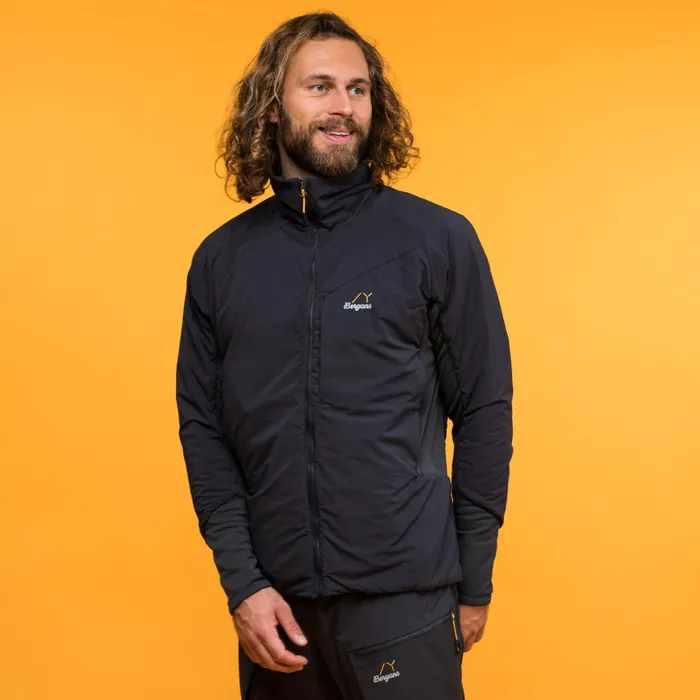 Men Bergans Of Norway Insulation Y Mountainline Light Insulated Air Jacket Dark Shadow Grey