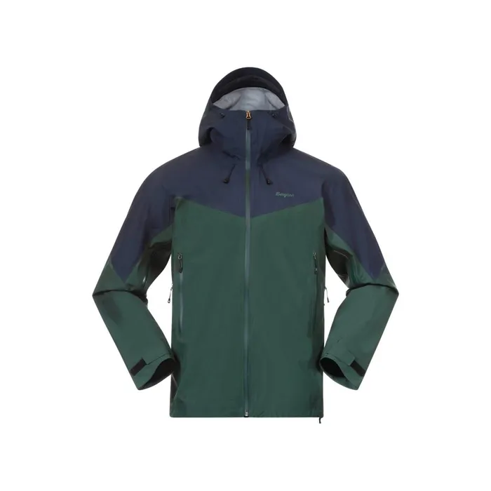 Men Bergans Of Norway Shell Jackets Rabot Light 3l Shell Jacket Duke Green Navy Blue