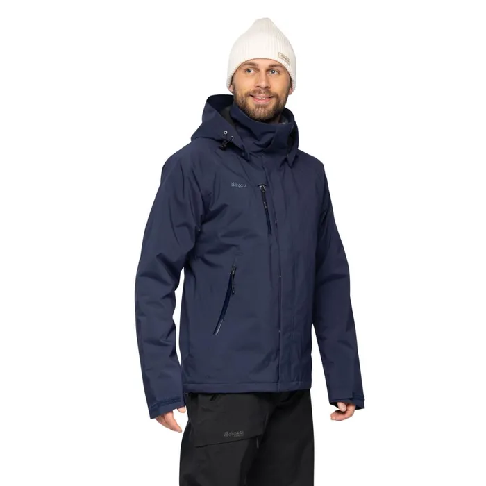 Men Bergans Of Norway Ski Jackets Flya Insulated Jacket Navy Blue