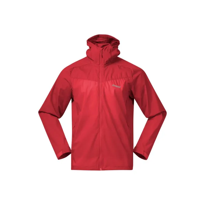 Men Bergans Of Norway Softshell Jackets Microlight Jacket Fire Red