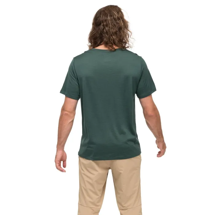 Men Bergans Of Norway TShirts Whenever Merino Tee Duke Green