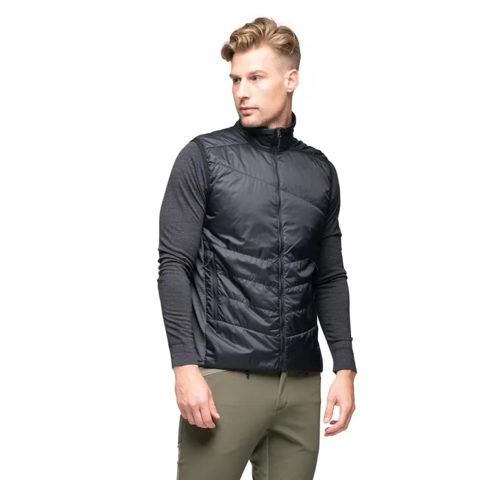 Men Bergans Of Norway Vests Rabot Insulated Hybrid Vest Black
