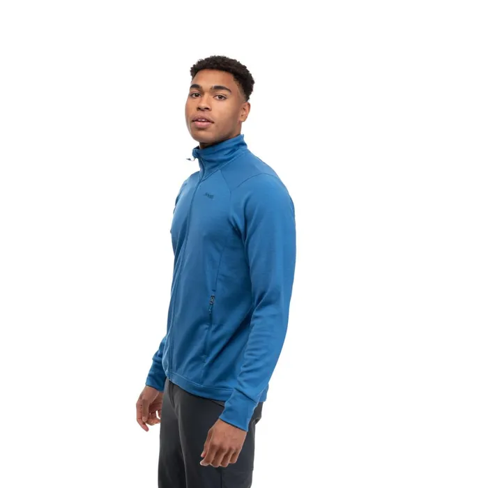 Men Bergans Of Norway Wool Ulstein Wool Jacket North Sea Blue