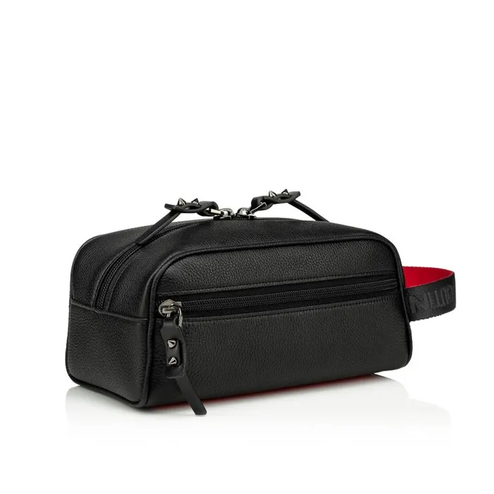 Men Blaster Pouch 8211 Calf Leather 8211 Black Christian Louboutin Mini Bags and Pouches