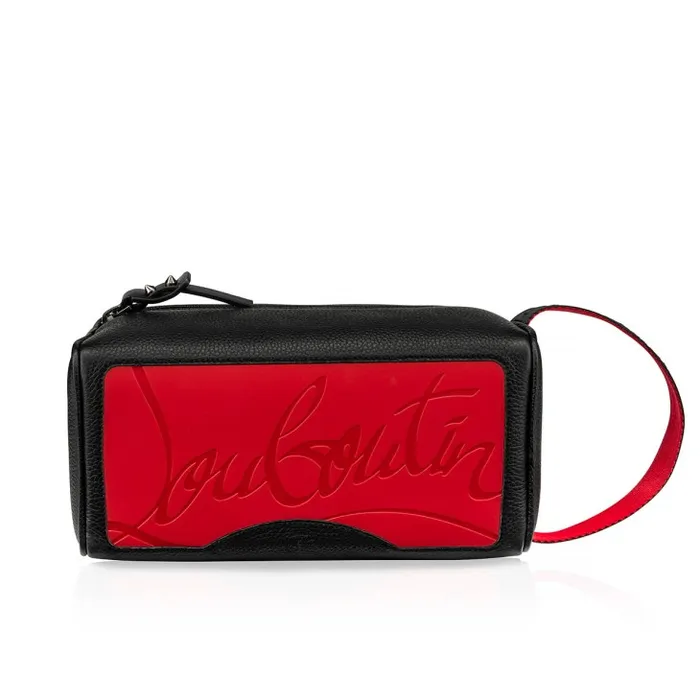 Men Blaster Pouch 8211 Calf Leather 8211 Black Christian Louboutin Mini Bags and Pouches
