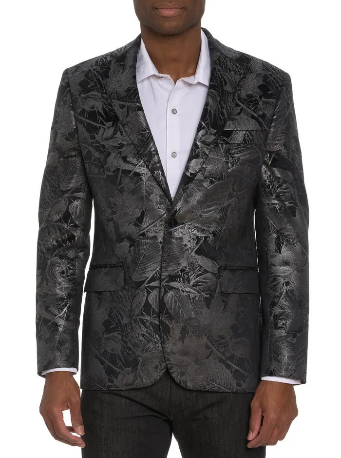 Men Blazers Robert Graham WANDERLUST BLAZER Black