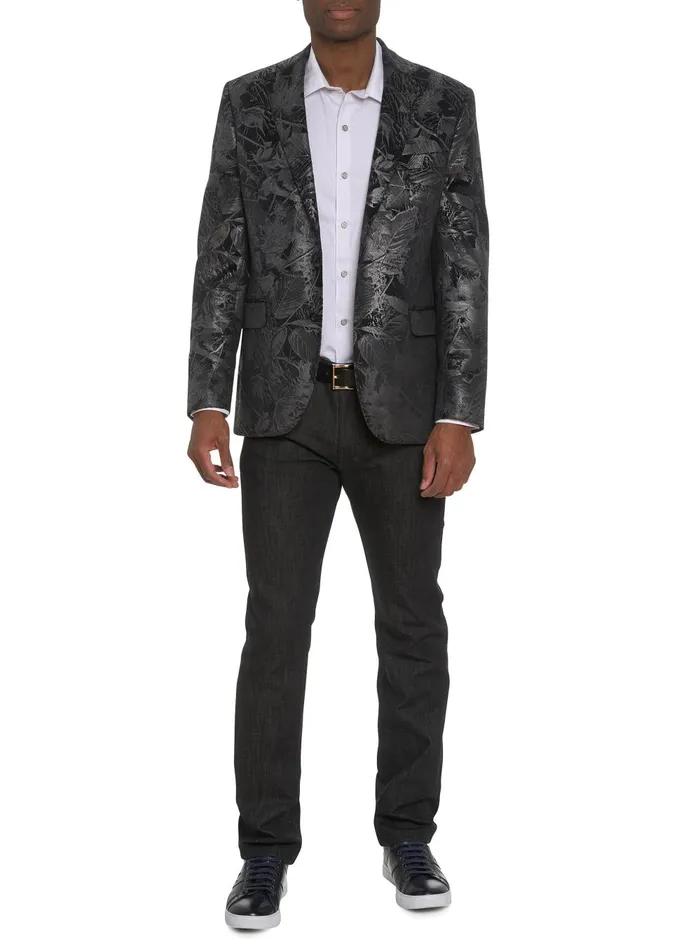 Men Blazers Robert Graham WANDERLUST BLAZER Black